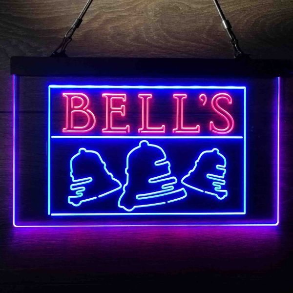 Bell's Dual LED Neon Light Sign